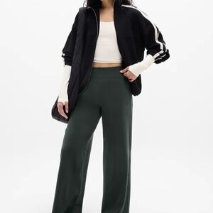 Athleta Forest Green Wide Leg Pants